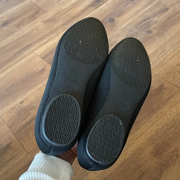 Vivaia Black Knot Flats Size 41.5 US 10.5 - Picture 10 of 10